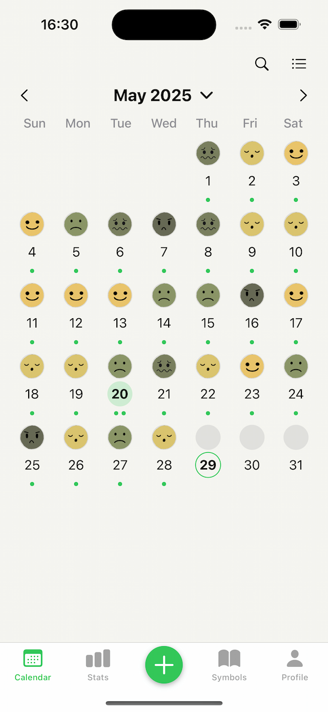 Dream App Interface
